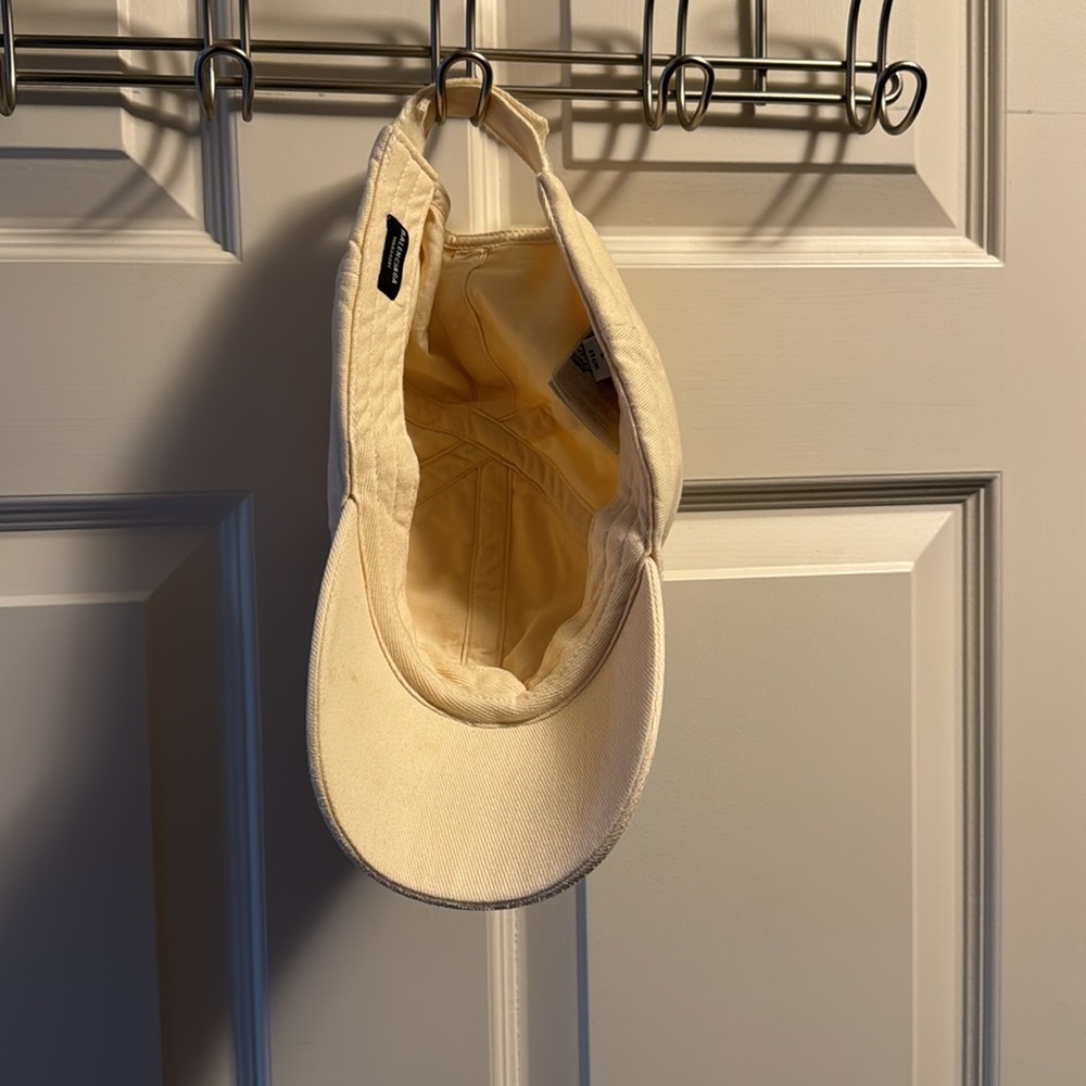 Balenciaga Cream Black Logo Baseball Hat - Picture 2 of 2
